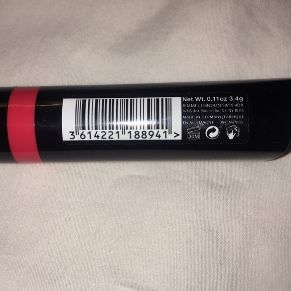 Rimmel London 610 Cheeky Coral Lipstick NEVER USED - Picture 6 of 8